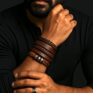Braided Leather Bracelets